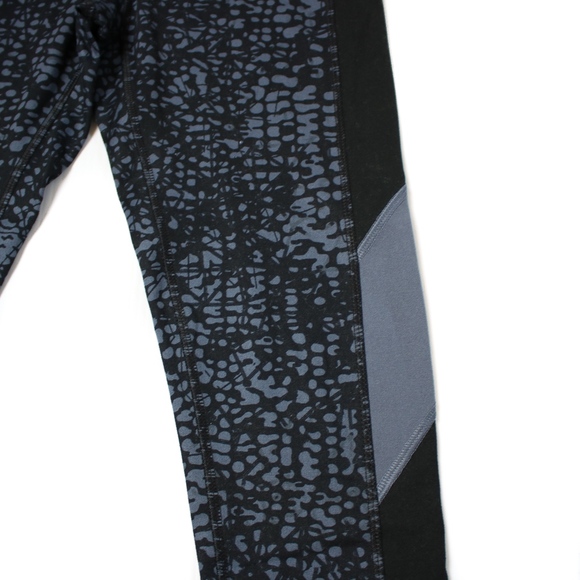 Champion Duodry Black Animal Print Crop Pants S - Picture 2 of 5